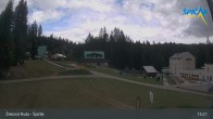 Archived image Webcam Zelezna Ruda - Base station Spicak 12:00
