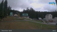 Archived image Webcam Zelezna Ruda - Base station Spicak 08:00