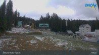Archived image Webcam Zelezna Ruda - Base station Spicak 08:00