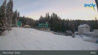 Archiv Foto Webcam Zelezna Ruda - Talstation Spicak 07:00
