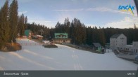 Archiv Foto Webcam Zelezna Ruda - Talstation Spicak 08:00