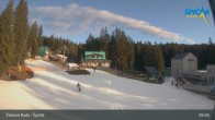 Archiv Foto Webcam Zelezna Ruda - Talstation Spicak 08:00