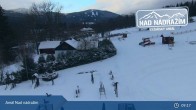 Archived image Webcam Zelezna Ruda - Nad Nadrazim ski lifts 08:00