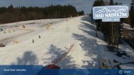 Archived image Webcam Zelezna Ruda - Nad Nadrazim ski lifts 14:00