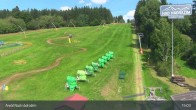 Archived image Webcam Zelezna Ruda - Nad Nadrazim ski lifts 14:00