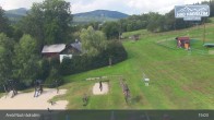 Archived image Webcam Zelezna Ruda - Nad Nadrazim ski lifts 14:00