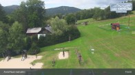 Archived image Webcam Zelezna Ruda - Nad Nadrazim ski lifts 14:00