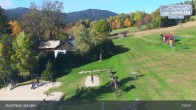 Archived image Webcam Zelezna Ruda - Nad Nadrazim ski lifts 14:00