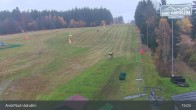 Archived image Webcam Zelezna Ruda - Nad Nadrazim ski lifts 14:00