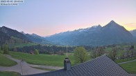 Archiv Foto Webcam Aeschi: Hütte Aeschiallmend 19:00