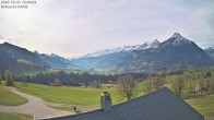 Archiv Foto Webcam Aeschi: Hütte Aeschiallmend 11:00
