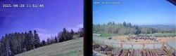Archiv Foto Webcam Niedersfeld: Ausblick von der Hochheidehütte 11:00