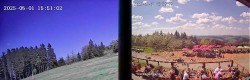 Archiv Foto Webcam Niedersfeld: Ausblick von der Hochheidehütte 15:00