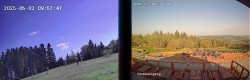 Archiv Foto Webcam Niedersfeld: Ausblick von der Hochheidehütte 09:00