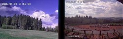 Archiv Foto Webcam Niedersfeld: Ausblick von der Hochheidehütte 17:00