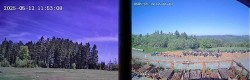 Archiv Foto Webcam Niedersfeld: Ausblick von der Hochheidehütte 11:00