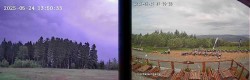 Archiv Foto Webcam Niedersfeld: Ausblick von der Hochheidehütte 13:00
