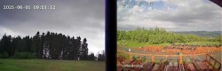 Archiv Foto Webcam Niedersfeld: Ausblick von der Hochheidehütte 09:00