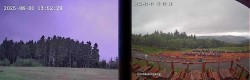 Archiv Foto Webcam Niedersfeld: Ausblick von der Hochheidehütte 13:00