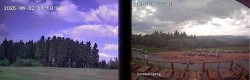 Archiv Foto Webcam Niedersfeld: Ausblick von der Hochheidehütte 17:00