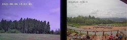 Archiv Foto Webcam Niedersfeld: Ausblick von der Hochheidehütte 13:00