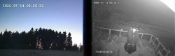 Archiv Foto Webcam Niedersfeld: Ausblick von der Hochheidehütte 03:00