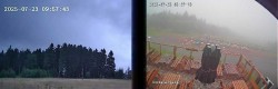 Archiv Foto Webcam Niedersfeld: Ausblick von der Hochheidehütte 09:00