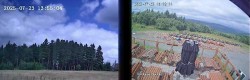 Archiv Foto Webcam Niedersfeld: Ausblick von der Hochheidehütte 13:00