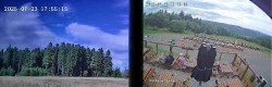 Archiv Foto Webcam Niedersfeld: Ausblick von der Hochheidehütte 17:00