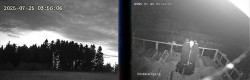 Archiv Foto Webcam Niedersfeld: Ausblick von der Hochheidehütte 03:00