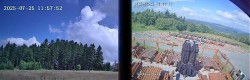 Archiv Foto Webcam Niedersfeld: Ausblick von der Hochheidehütte 11:00