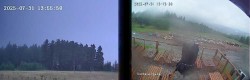 Archiv Foto Webcam Niedersfeld: Ausblick von der Hochheidehütte 13:00