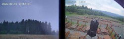 Archiv Foto Webcam Niedersfeld: Ausblick von der Hochheidehütte 17:00