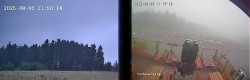 Archiv Foto Webcam Niedersfeld: Ausblick von der Hochheidehütte 11:00