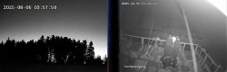 Archiv Foto Webcam Niedersfeld: Ausblick von der Hochheidehütte 03:00