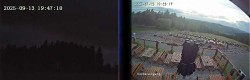 Archiv Foto Webcam Niedersfeld: Ausblick von der Hochheidehütte 19:00