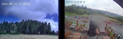 Archiv Foto Webcam Niedersfeld: Ausblick von der Hochheidehütte 11:00