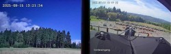Archiv Foto Webcam Niedersfeld: Ausblick von der Hochheidehütte 13:00