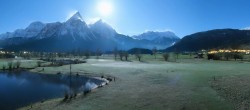 Archived image Webcam Ehrwald-Lermoos: Golf Club Zugspitze 01:00