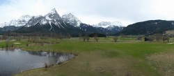 Archived image Webcam Ehrwald-Lermoos: Golf Club Zugspitze 13:00