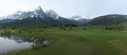 Archived image Webcam Ehrwald-Lermoos: Golf Club Zugspitze 06:00