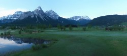 Archived image Webcam Ehrwald-Lermoos: Golf Club Zugspitze 05:00