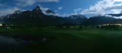 Archived image Webcam Ehrwald-Lermoos: Golf Club Zugspitze 23:00