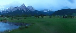 Archived image Webcam Ehrwald-Lermoos: Golf Club Zugspitze 19:00