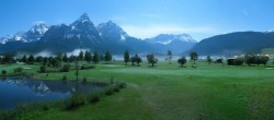 Archived image Webcam Ehrwald-Lermoos: Golf Club Zugspitze 01:00