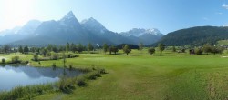 Archived image Webcam Ehrwald-Lermoos: Golf Club Zugspitze 09:00