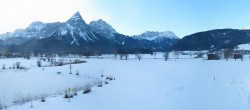 Archived image Webcam Ehrwald-Lermoos: Golf Club Zugspitze 07:00