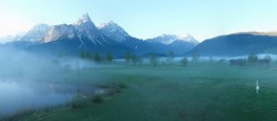 Archived image Webcam Ehrwald-Lermoos: Golf Club Zugspitze 06:00