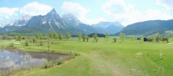 Archived image Webcam Ehrwald-Lermoos: Golf Club Zugspitze 13:00