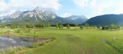 Archived image Webcam Ehrwald-Lermoos: Golf Club Zugspitze 17:00